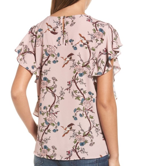 Bobeau Ruffle Top - Picture 2 of 6